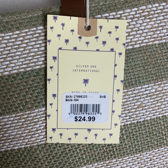 NWT Woven Tote - Picture 3 of 8